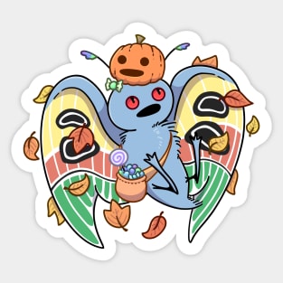 Halloween Mothman Sticker